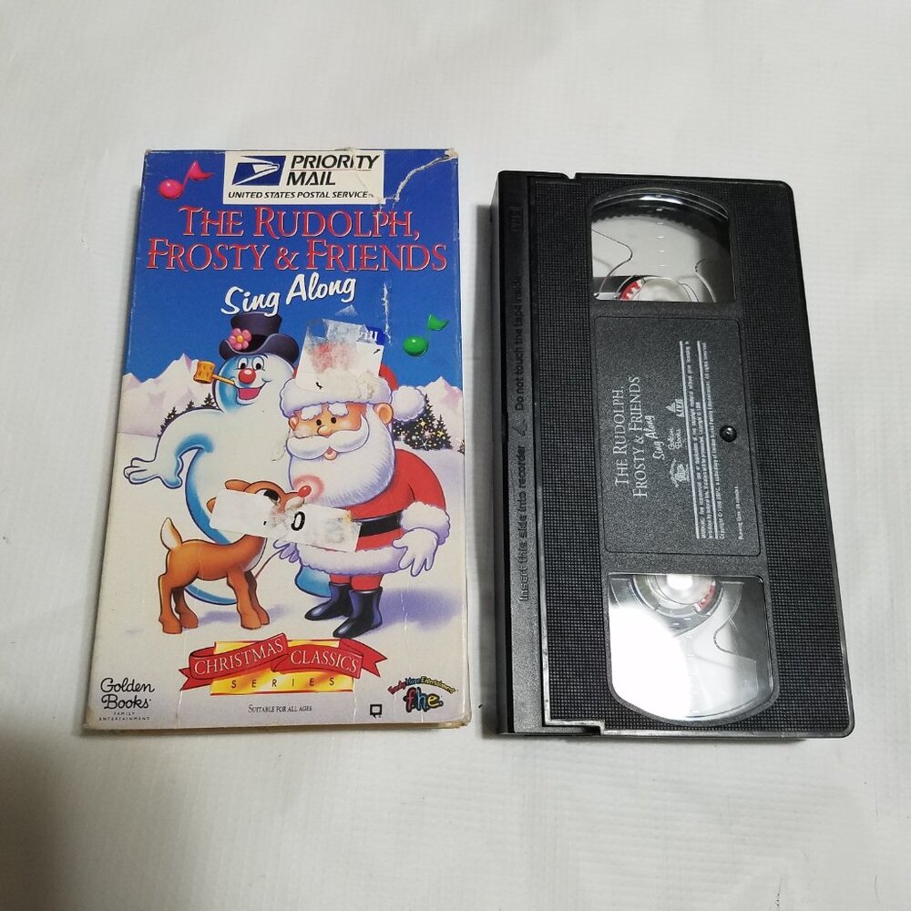 The Rudolph Frosty & Friends Sing Along FHE Christmas Classics VHS Bundle & Save